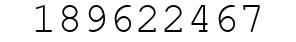 Number 189622467.