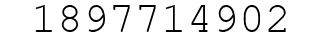 Number 1897714902.