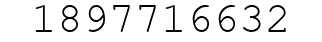 Number 1897716632.