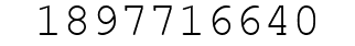 Number 1897716640.
