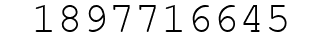 Number 1897716645.