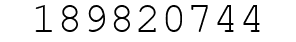 Number 189820744.