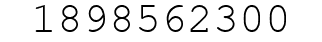 Number 1898562300.