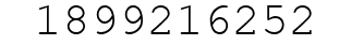 Number 1899216252.