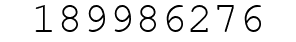 Number 189986276.