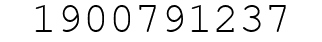 Number 1900791237.