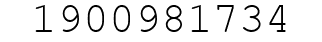 Number 1900981734.