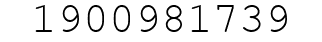 Number 1900981739.