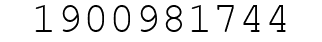 Number 1900981744.