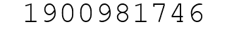 Number 1900981746.