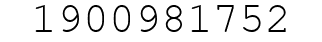 Number 1900981752.