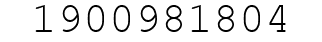 Number 1900981804.