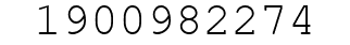 Number 1900982274.