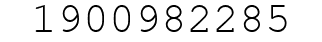 Number 1900982285.