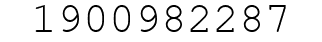 Number 1900982287.