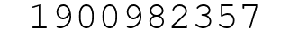 Number 1900982357.