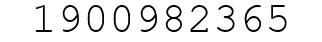 Number 1900982365.