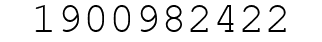 Number 1900982422.