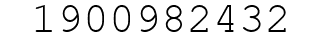 Number 1900982432.