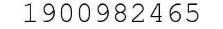 Number 1900982465.