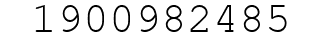 Number 1900982485.