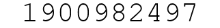 Number 1900982497.