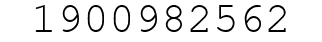 Number 1900982562.