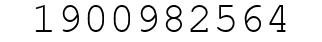 Number 1900982564.
