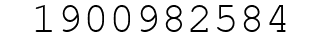 Number 1900982584.
