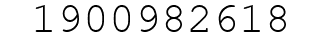 Number 1900982618.