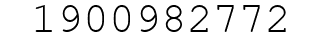 Number 1900982772.