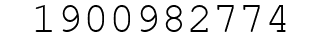 Number 1900982774.