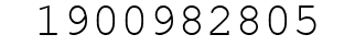 Number 1900982805.