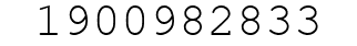 Number 1900982833.
