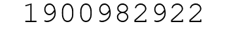 Number 1900982922.
