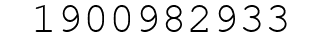 Number 1900982933.