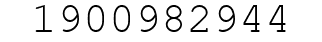 Number 1900982944.