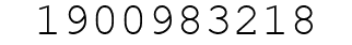 Number 1900983218.