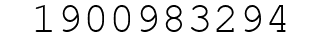 Number 1900983294.