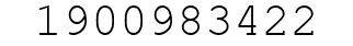 Number 1900983422.