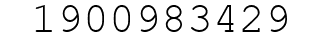 Number 1900983429.