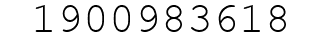 Number 1900983618.