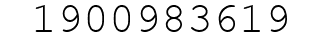 Number 1900983619.