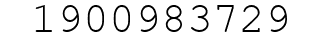 Number 1900983729.