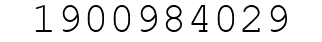 Number 1900984029.