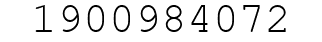 Number 1900984072.