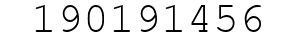 Number 190191456.