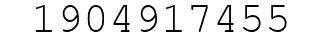 Number 1904917455.