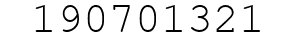Number 190701321.