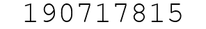 Number 190717815.